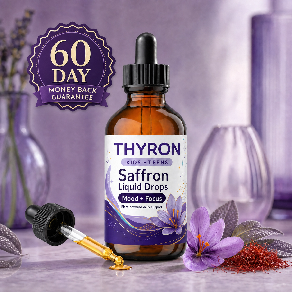 Thyron 4 in 1 Saffron Drops