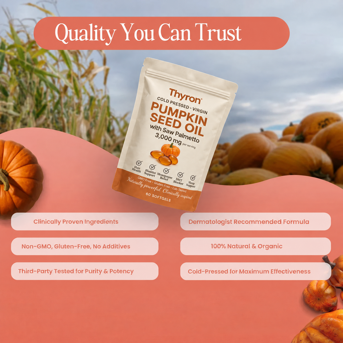 Pumpkin Seed Oil Softgels